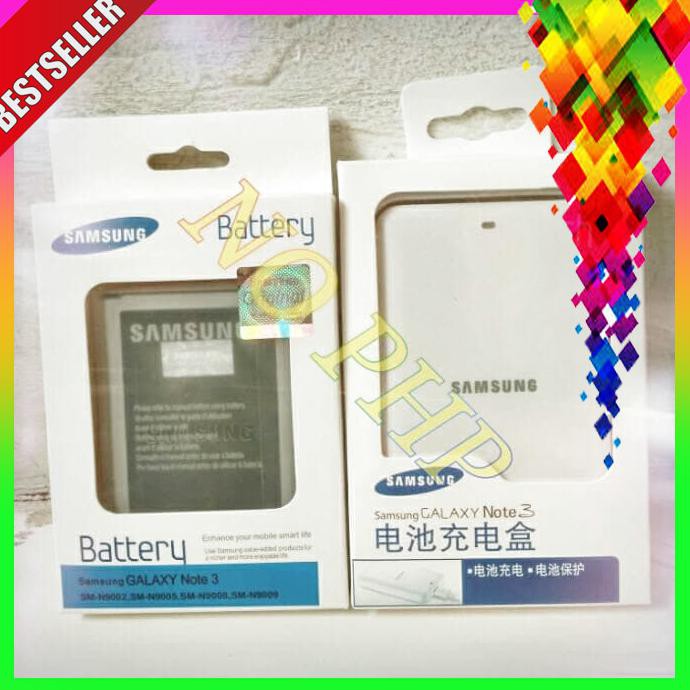 PROMO BATERAI + DESKTOP CHARGER SAMSUNG GALAXY NOTE 3 ORIGINAL BATERAI BERKUALITAS