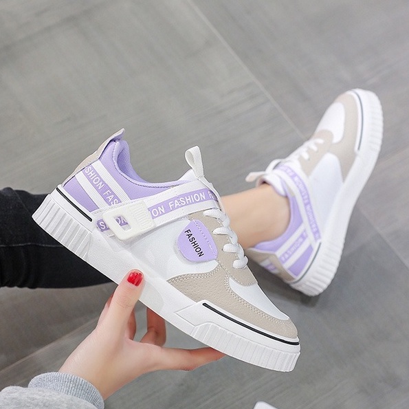 Sepatu Sneakers Korean Style Perempuan Import Color Full Sneaker Perempuan Terbaru 2022 SP-186