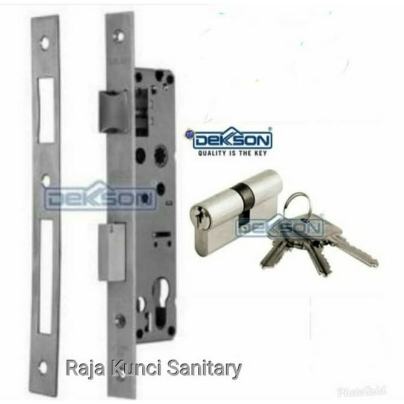 Kunci Pintu Dekson MTS IL DL 84030 SSS + Cylinder CYL DC DL 60mm SN