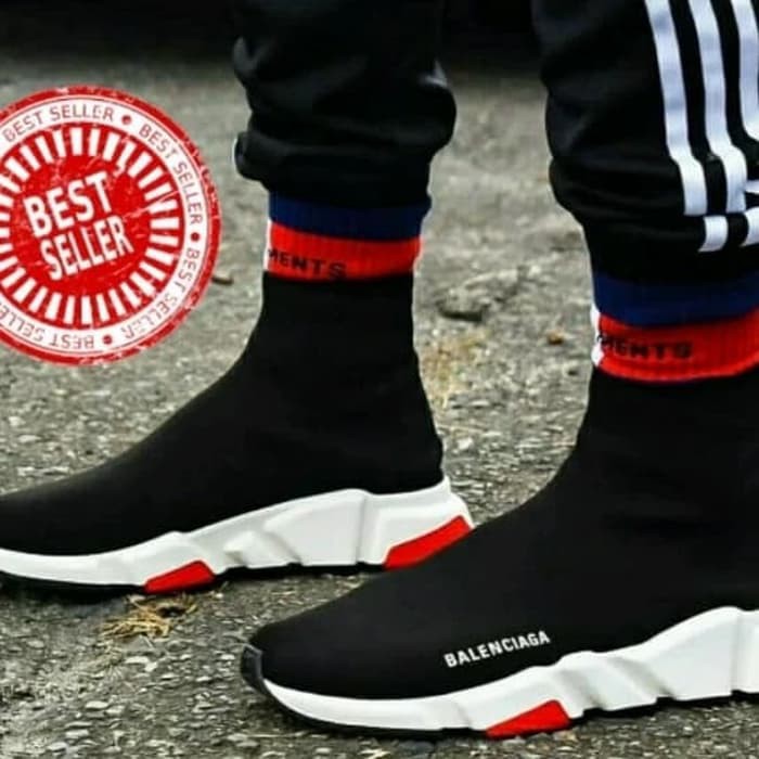 (T) TERLARIS sepatu Balenciaga Speed Trainer Euro - Snekers pria