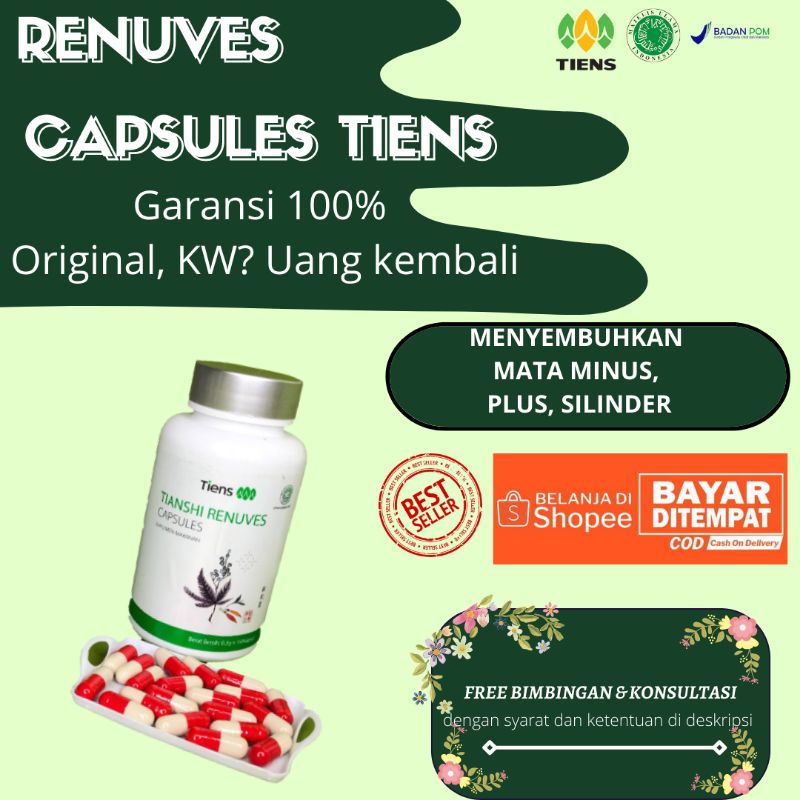 SUPLEMEN MATA MINUS PLUS SILINDER MATA MINUS TIESN MATA MINUS SEMBUH OBAT MATA MINUS RENUVES VITAMIN