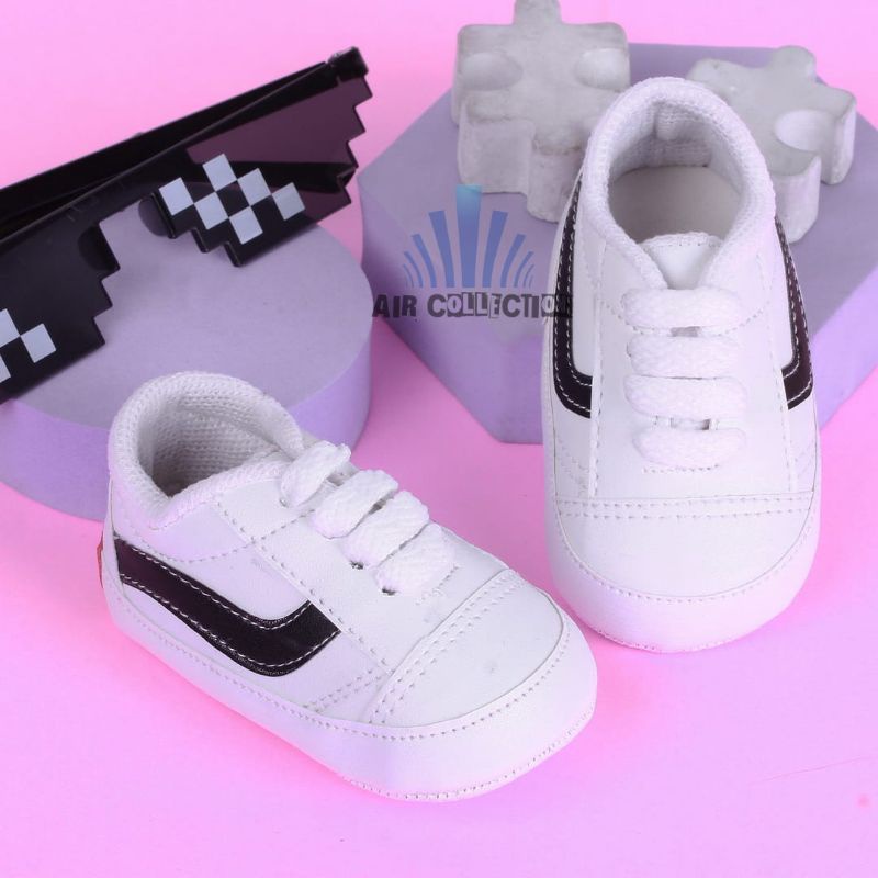 Sepatu Bayi Perempuan Laki-laki Usia 0 6 Bulan Prewalker Sneakers Baby Belajar Jalan - Air Collectins