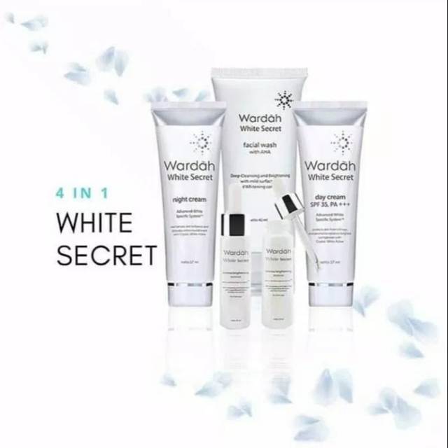 Paket wardah white secret 4in 1