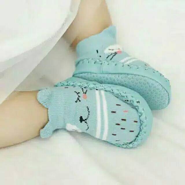 SEPATU / KAOS KAKI BAYI KARAKTER PREWALKER ANTI SLIP &amp; ANTI LICIN