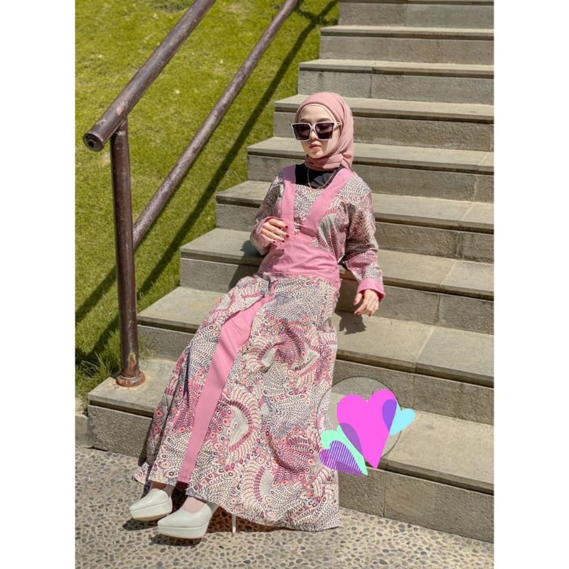 Gamis Elegance Bahan Katun Jepang Korea