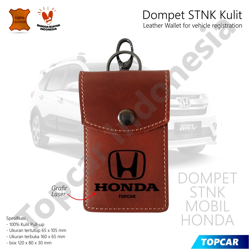 Dompet STNK Kunci Mobil Honda Mobilio Brio Civic CRV Accord City Odyssey Jazz BRV