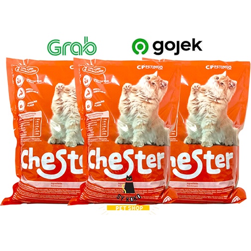 Chester 1 kg tuna makanan kucing kering cat food