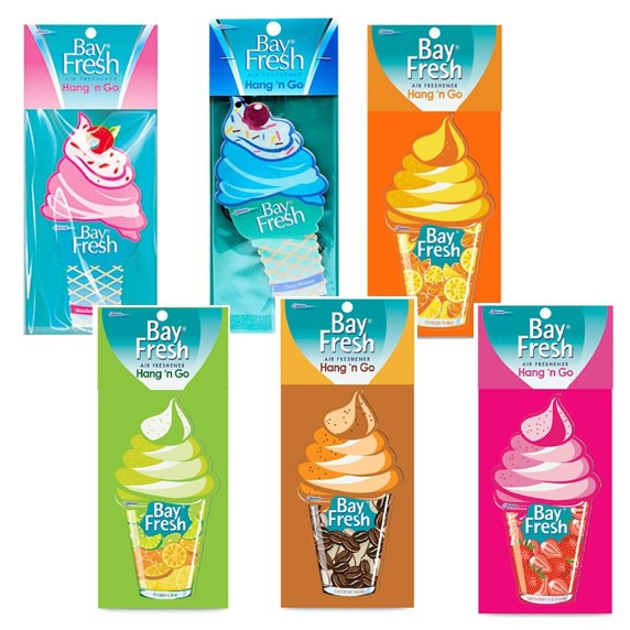Bay fresh Hang N Go Pengharum Mobil gantung Vanilla Coffe