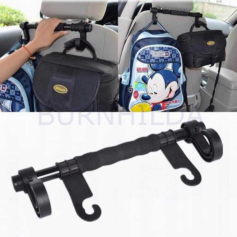 Gantungan Organizer Barang Mobil Headrest Hook mobil motor burnhilda