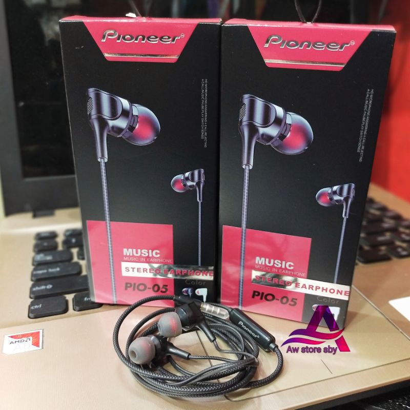 PIONER 05 HEADSET POWERFULL BASS STEREO EARPHONE PREMIUM QUALITY