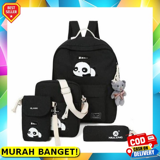 Tas Ransel Wanita Chibao Bordir Cb354-1 6Res Gendong Q1I8 Ransel Untuk Anak Gadis Remaja Murah Best 
