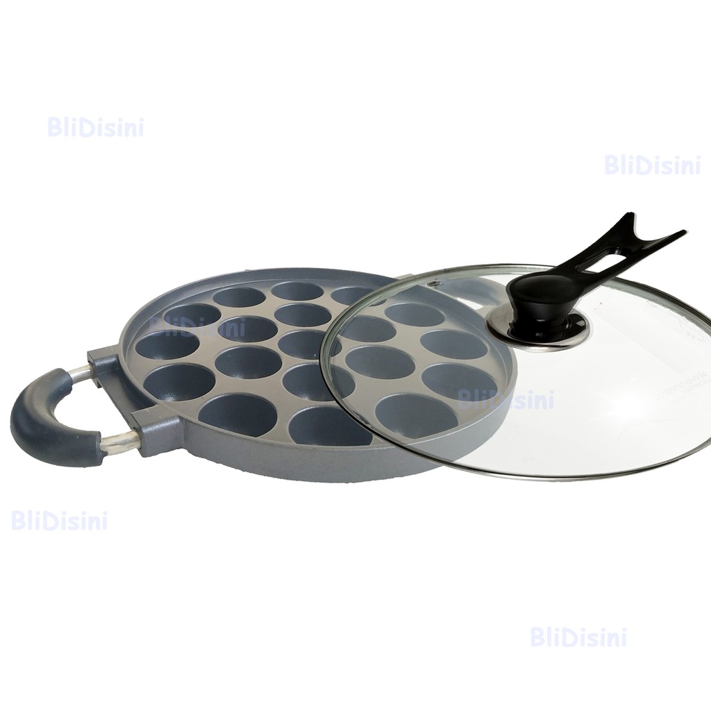 Cetakan Takoyaki Anti Lengket - Teflon Takoyaki 19 Lubang