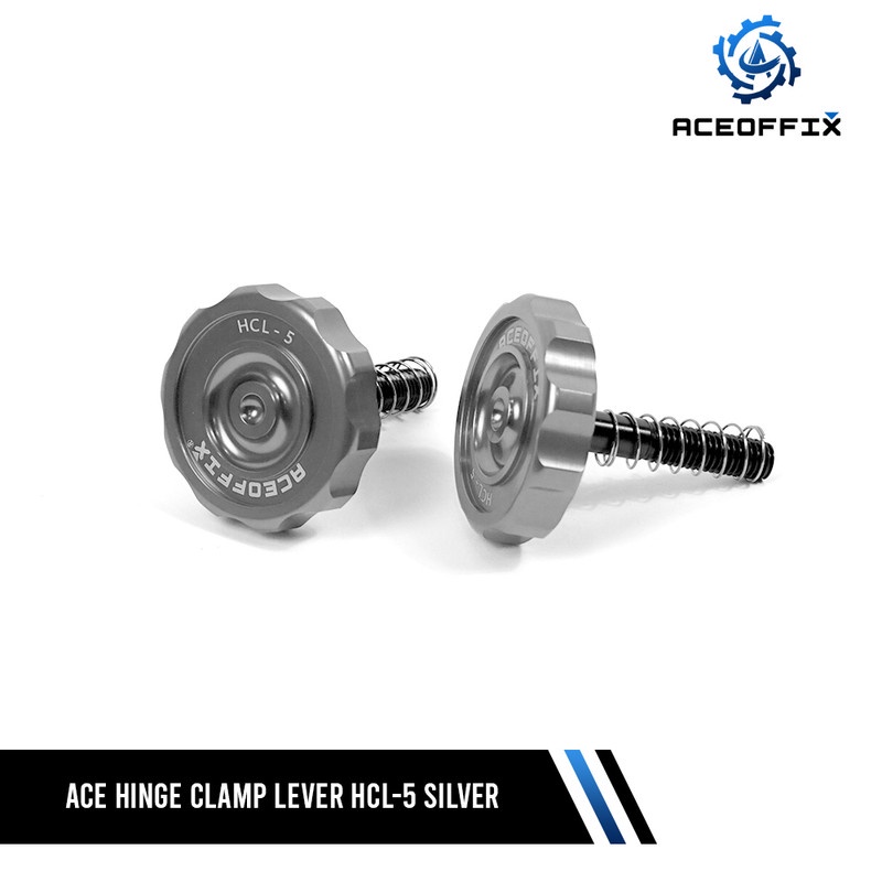 ACEOFFIX HINGE CLAMP LEVERS HCL-5 SILVER