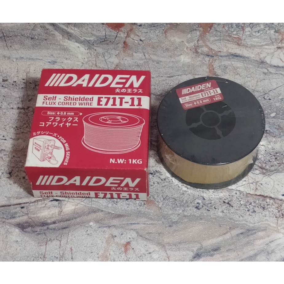 DAIDEN Kawat Las MIG Kawat Las CO E711T-11 Self Shielded Flux Cored Wire