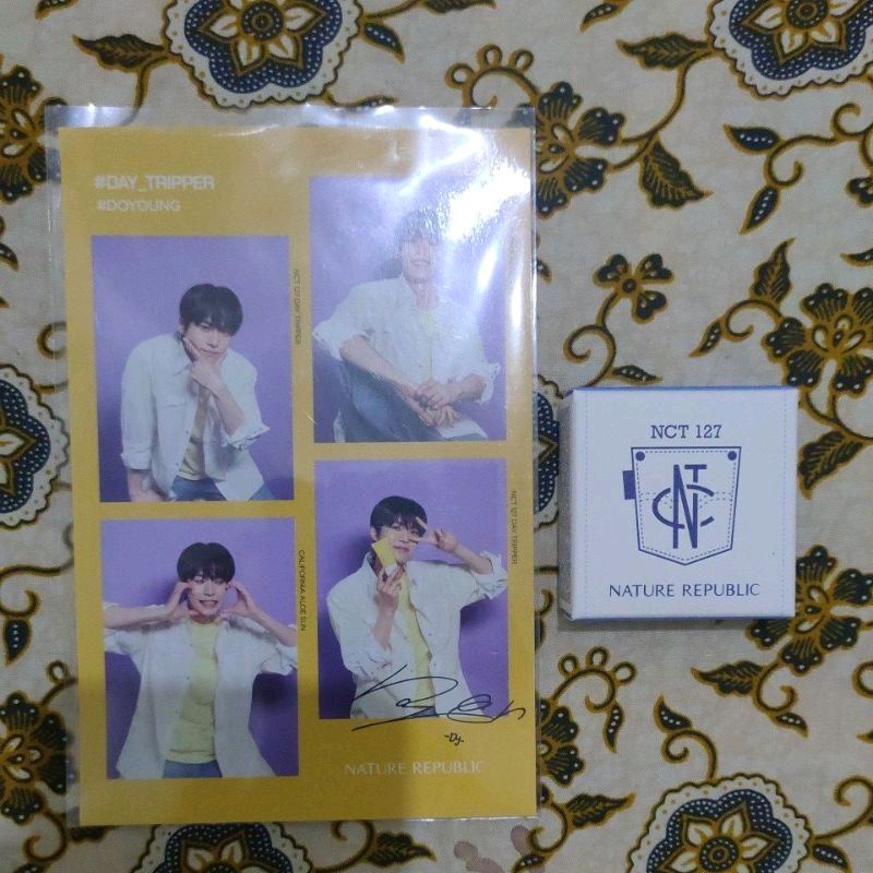 Nature Republic Lip Balm Doyoung NCT 127 + postcard