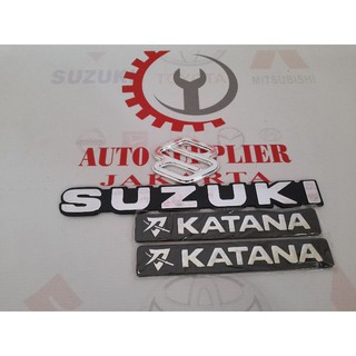 Jual emblem suzuki katana + logo 1 set ( 4macam ) | Shopee Indonesia