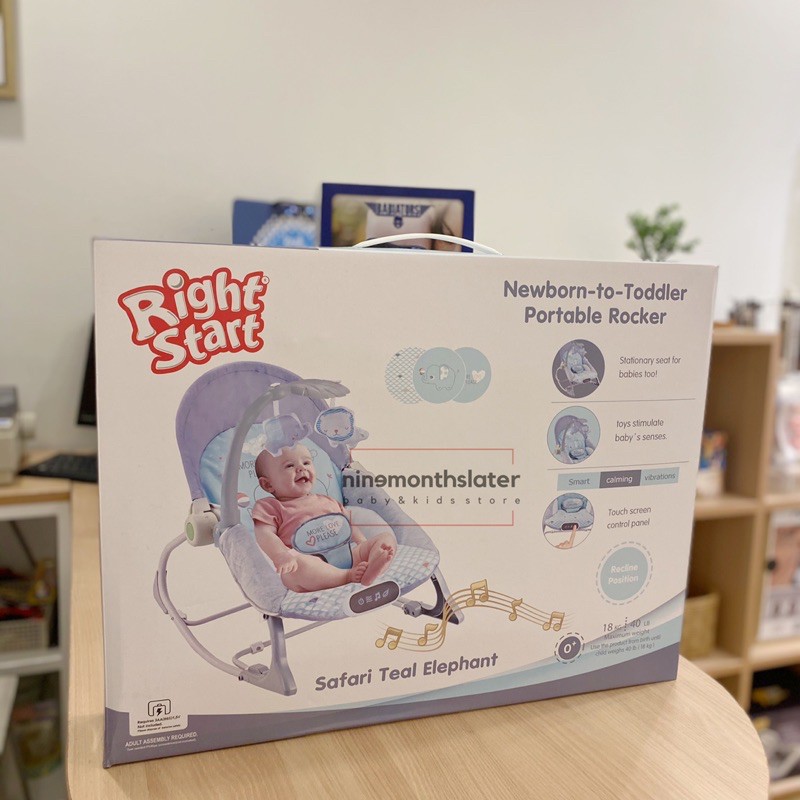 Makassar - Bouncer Ayunan Right Start Newborn To Toddler Portable Rocker Swing