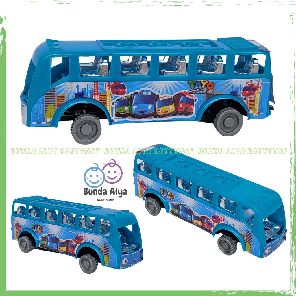 Mainan Anak The Little Bus Isi 4 The Little Bus Mainan Mobil Mobilan Anak Toys Trendy Bis Warna Mainan Anak Laki