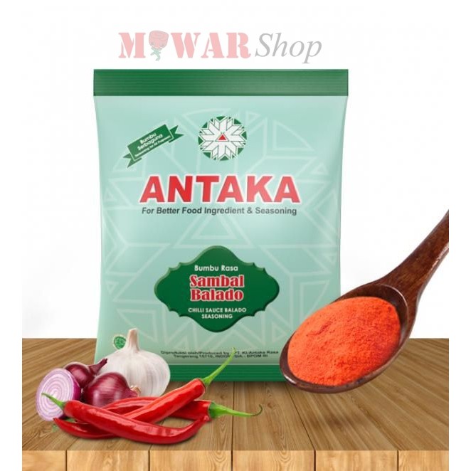 

ANTAKA Bumbu Instant SAMBAL BALADO 100gr Penyedap Rasa Untuk Tahu Crispy Maupun Kentang Krispy 100gr