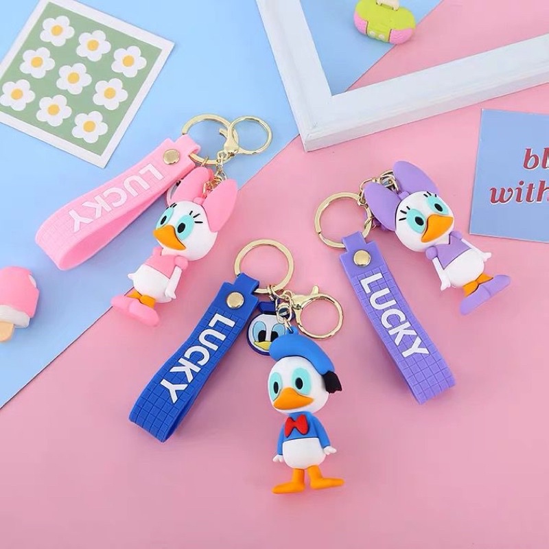 Gantungan Kunci Karakter Donald Bebek Lucu - Keychain Donald Duck Murah Import