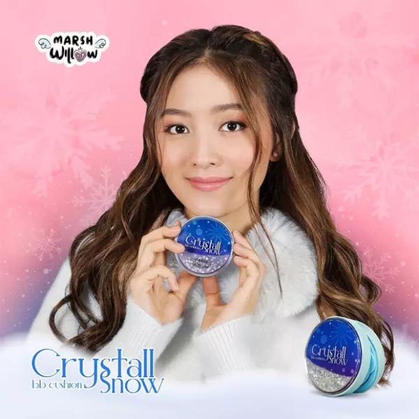 MarshWillow Crystall Snow Perfect Cover BB Cushion Crystal Marsh Willow by Natasha Wilona_Cerianti