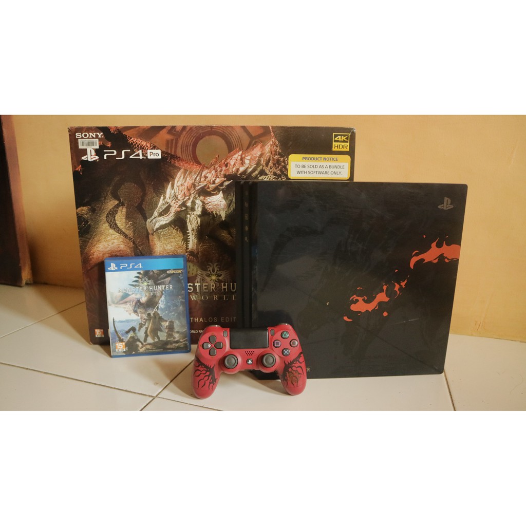 Jual PS4 Pro MONSTER HUNTER WORLD RATHALOS LIMITED EDITION R3 (BISA ...