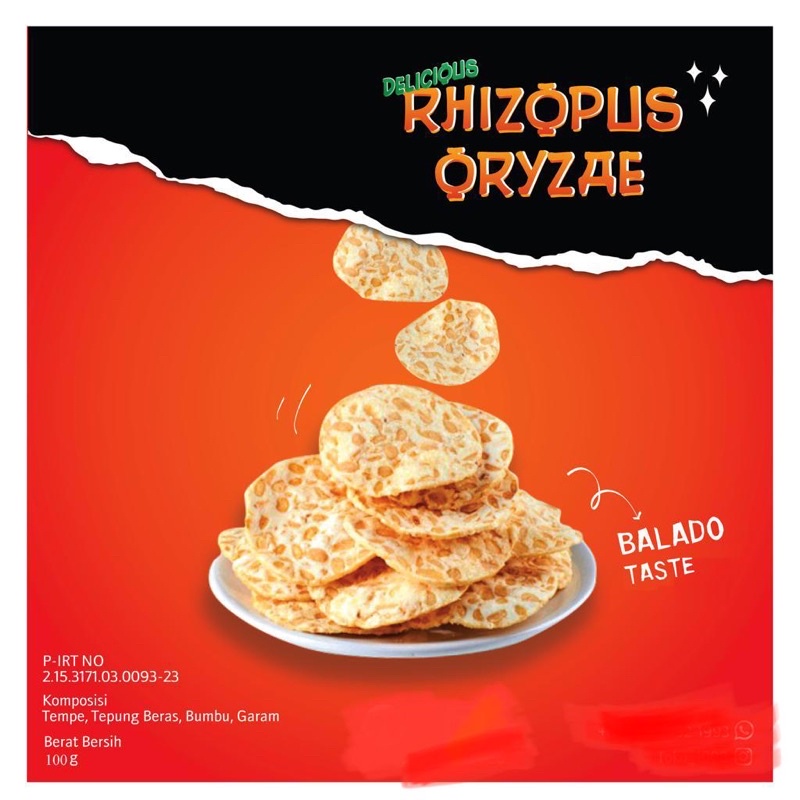 

Rhizopus Oryzae rasa balado