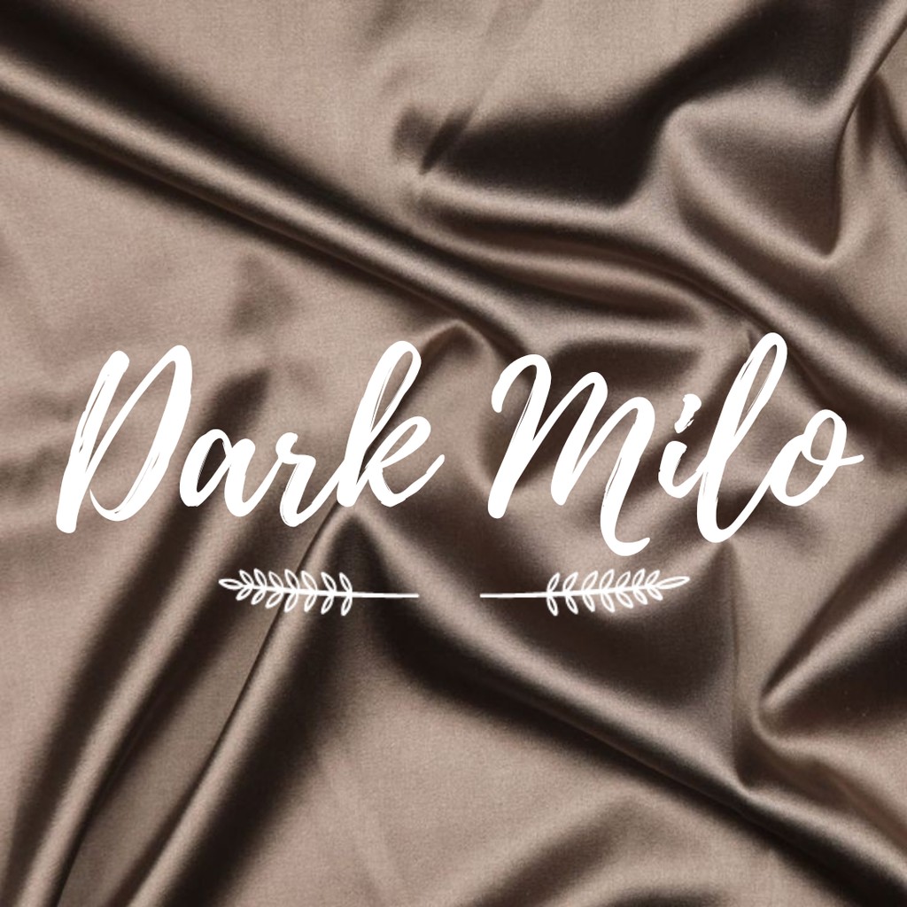 JILBAB INSTAN SALSA AREY OVAL BORDIR KOMBINASI-Dark Milo