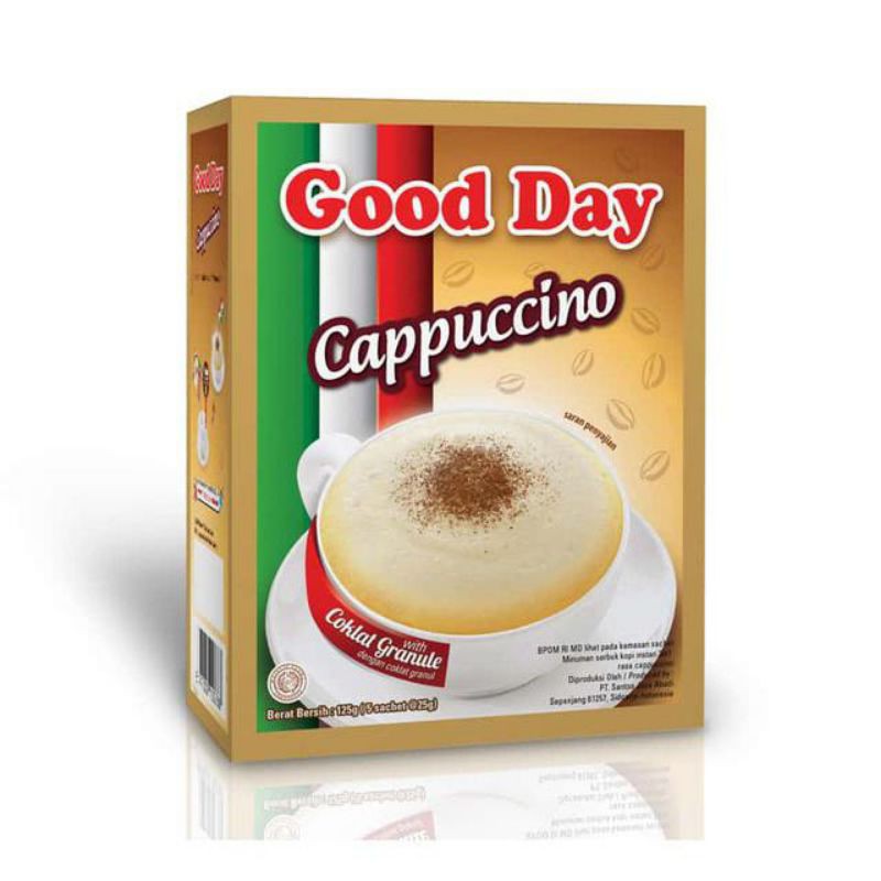 

Good day cappucino sachet 25 gram