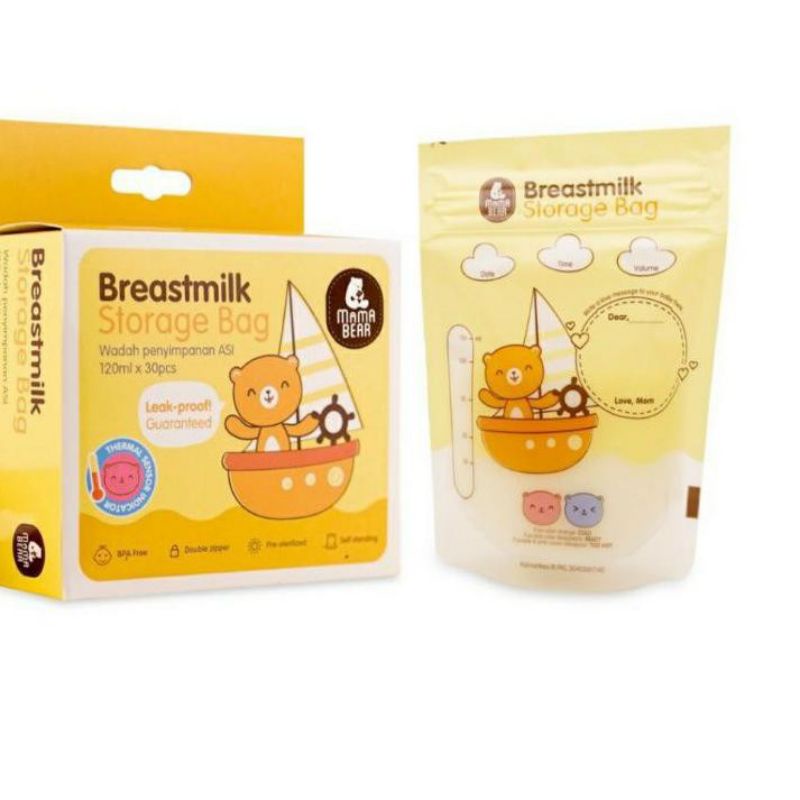 Mamabear Kantong Asi 120 ML isi 30 / Breast milk Mama Bear