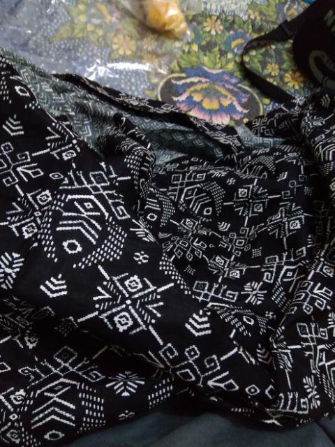 Kemeja Batik Hitam Manis Motif Durie Ikan