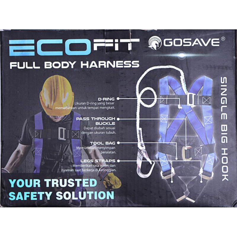 Full Body Harness Single Big Hook Ecofit Gosave
