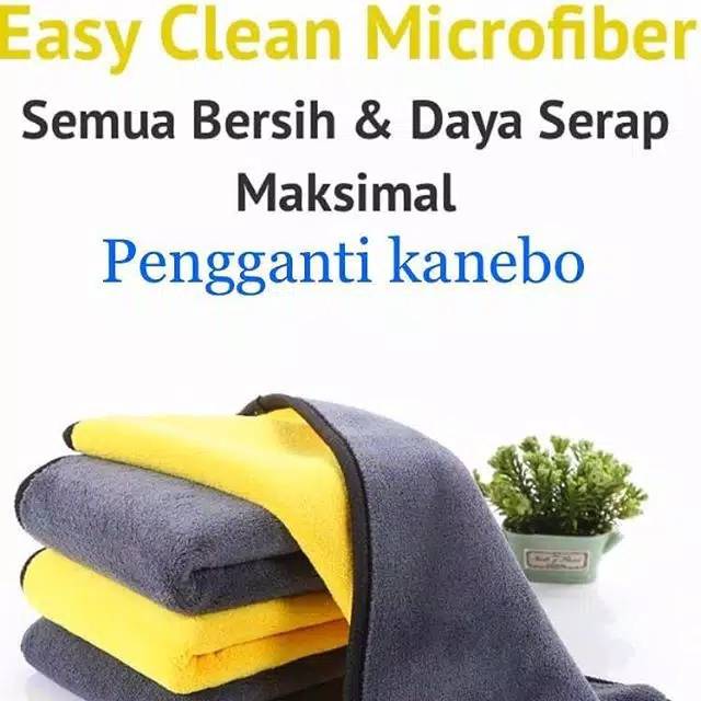 Lap Handuk Microfiber 2 sisi Serbaguna 800gsm 40 x 38 cm