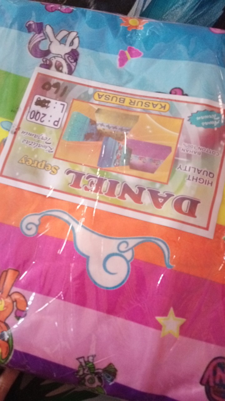 Sarung Kasur Busa Resleting Karakter Semua Ukuran Bermotif Kekinian/ Sarung Resleting Homemade