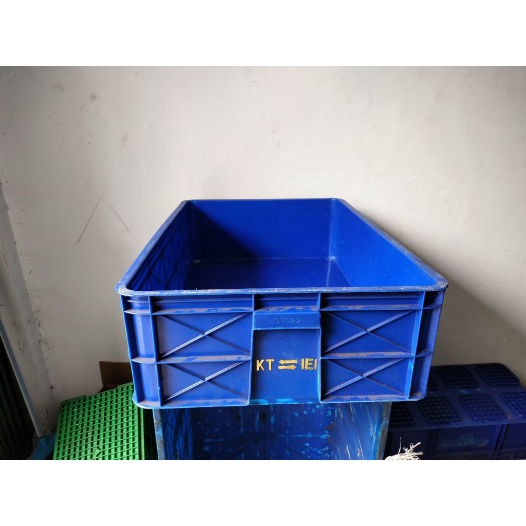 Box Kolam Ikan/Keranjang Plastik Solid 75cm X 50cm X 20 Cm Bak Ikan Hias Box Rabbit 7022