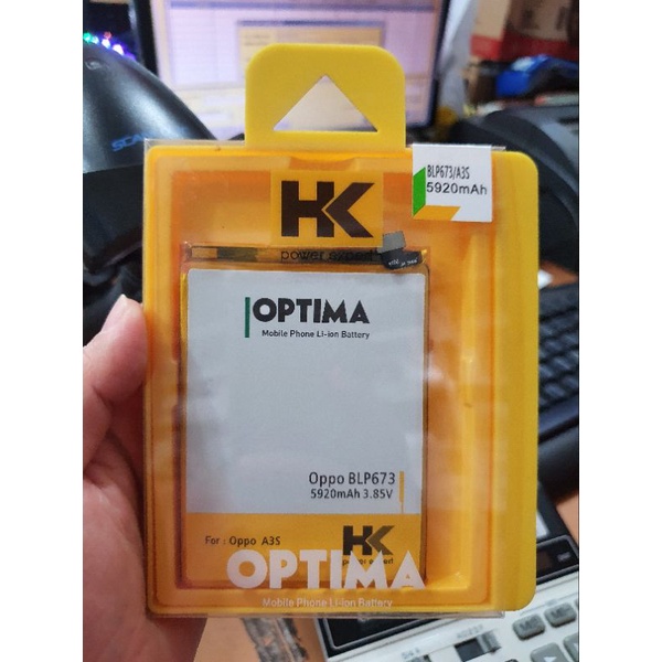 baterai oppo a3s blp673 hk optima / batere oppo a3s blp673 hk optima / batre oppo a3s blp673 hk opti