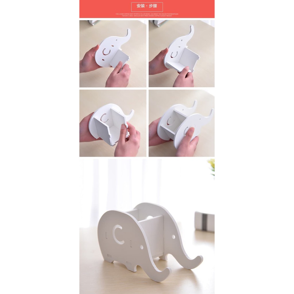 [200gr] LT - [ GAJAH - ELEPHANT ] Tempat Pen Ballpoint Remote Handphone