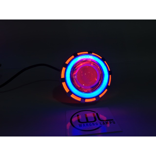 PROJI PROJIE LED BULAT AE FLASH RUNNING - LAMPU MOTOR - AKSESORIS MOTOR -