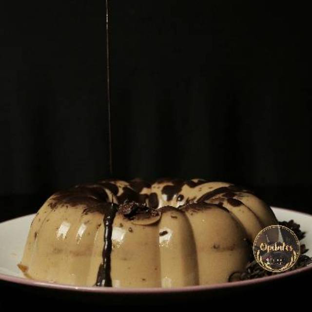

Baileys Puding with choco ganache