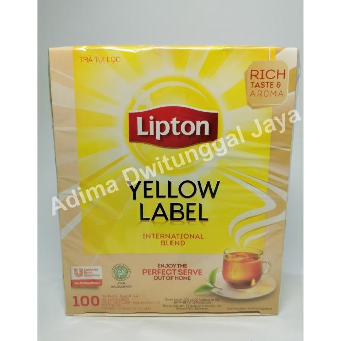 

[ COD ] Lipton Yellow Label 100 Tea Bag Non Envelope/ Teh Lipton/ Teh Hitam