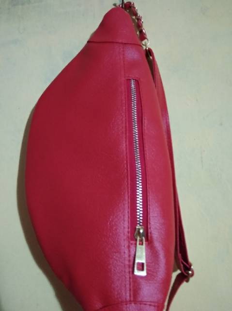 PROMO SPECIAL Waistbag - TRM WATERPROOF LIPAT 1AX802 Oranye. Parasut Y18 Pria Terlaris Termurah!!!!