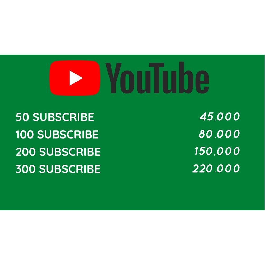 SUBSCRIBER YOUTUBE