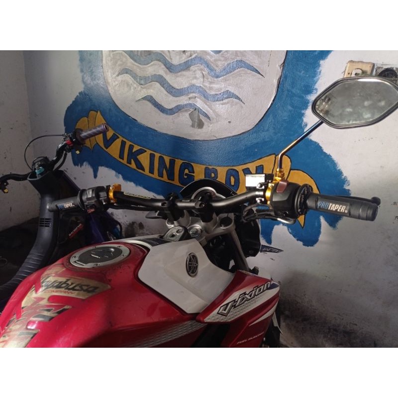 Breket Spion Motor Breket Dudukan Spion CNC Beat Street CB Vixion Byson NMax Scorpio