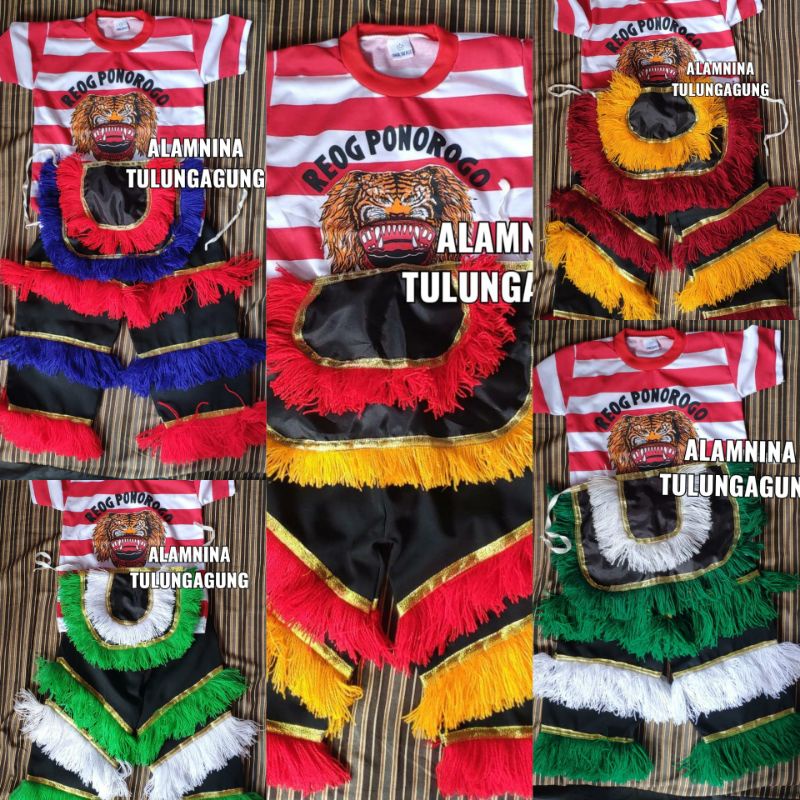 celana barongan kuda lumping embong dan kaos