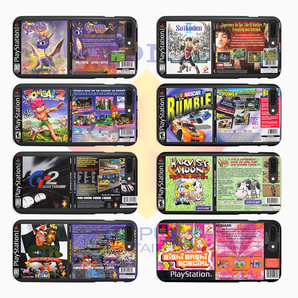 Custom case Kaset PS1 Jadul Nostalgia 2000 an Collection Semua Tipe HP