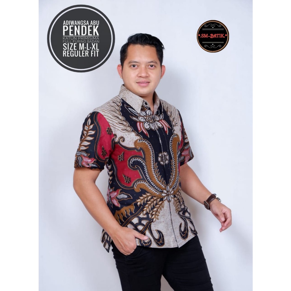 ADIWANGSA ABU SM BATIKSOLOAMANAH KEMEJA BAJU BATIK PRIA SOLO LENGAN PANJANG PENDEK LAPIS FURING ATASAN BATIK PREMIUM MODERN KATUN HALUS CENDRAWASIH KUNING CENDRAWASIH UNGU WISAKA MERAH PARANG KAWIBAWAN PERMANA MERAH BANGAU LEMON PANJI LESMONO NAVY GUNARDO