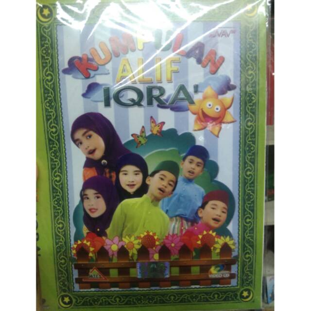 VCD ORIGINAL EDUKASI ANAK KUMPULAN ALIF IQRA