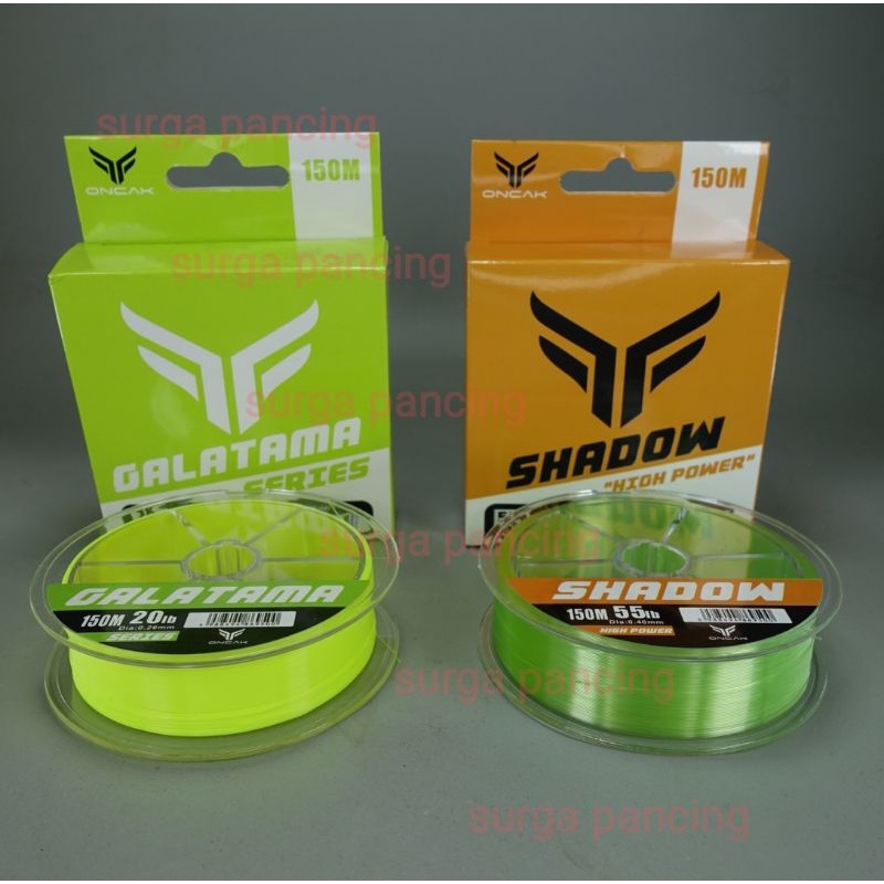 Senar pancing ONCAK shadow / Samurai / Galatama / 150m / coating fluorocarbon