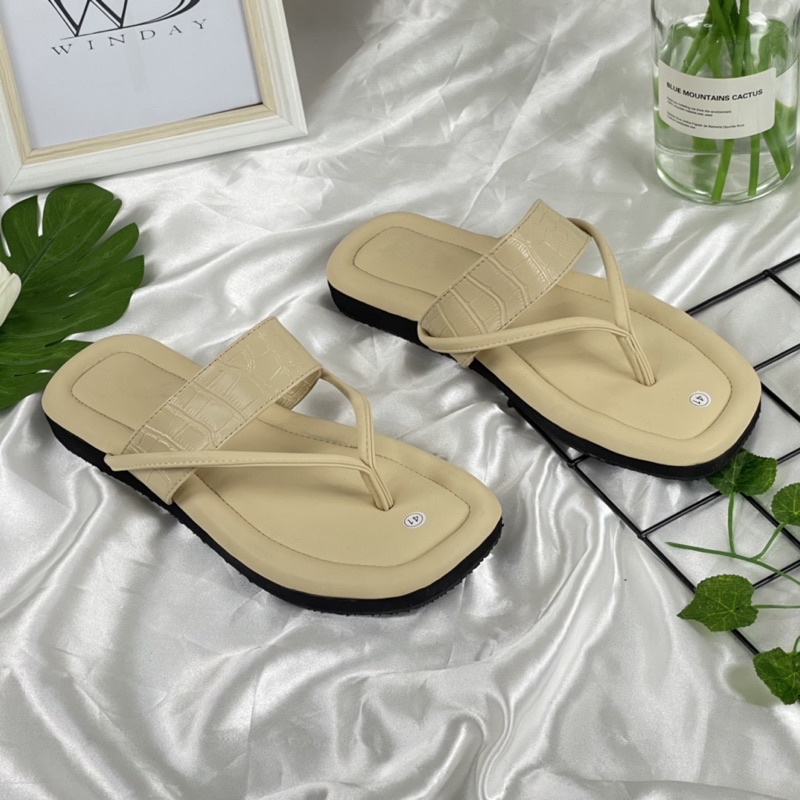 Winday HANA Sandal Wanita Platform croco