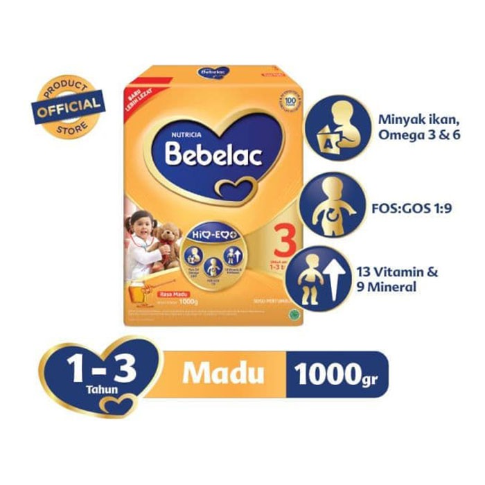 

Bebelac 3 1000 gr Madu / Vanila